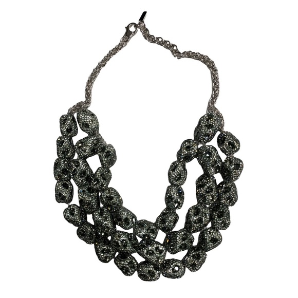 Special edition Atelier Swarovski Extravagant Collar Necklace in dark gray. - Picture 8 of 11